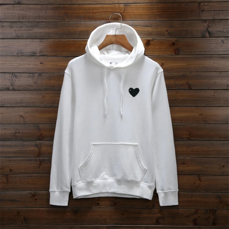 

PLAY Heart-shaped woman High Quality New Original Brand Hoodies Men Fashion Mans Sweatshirts 100% Cotton Men's Hoodie