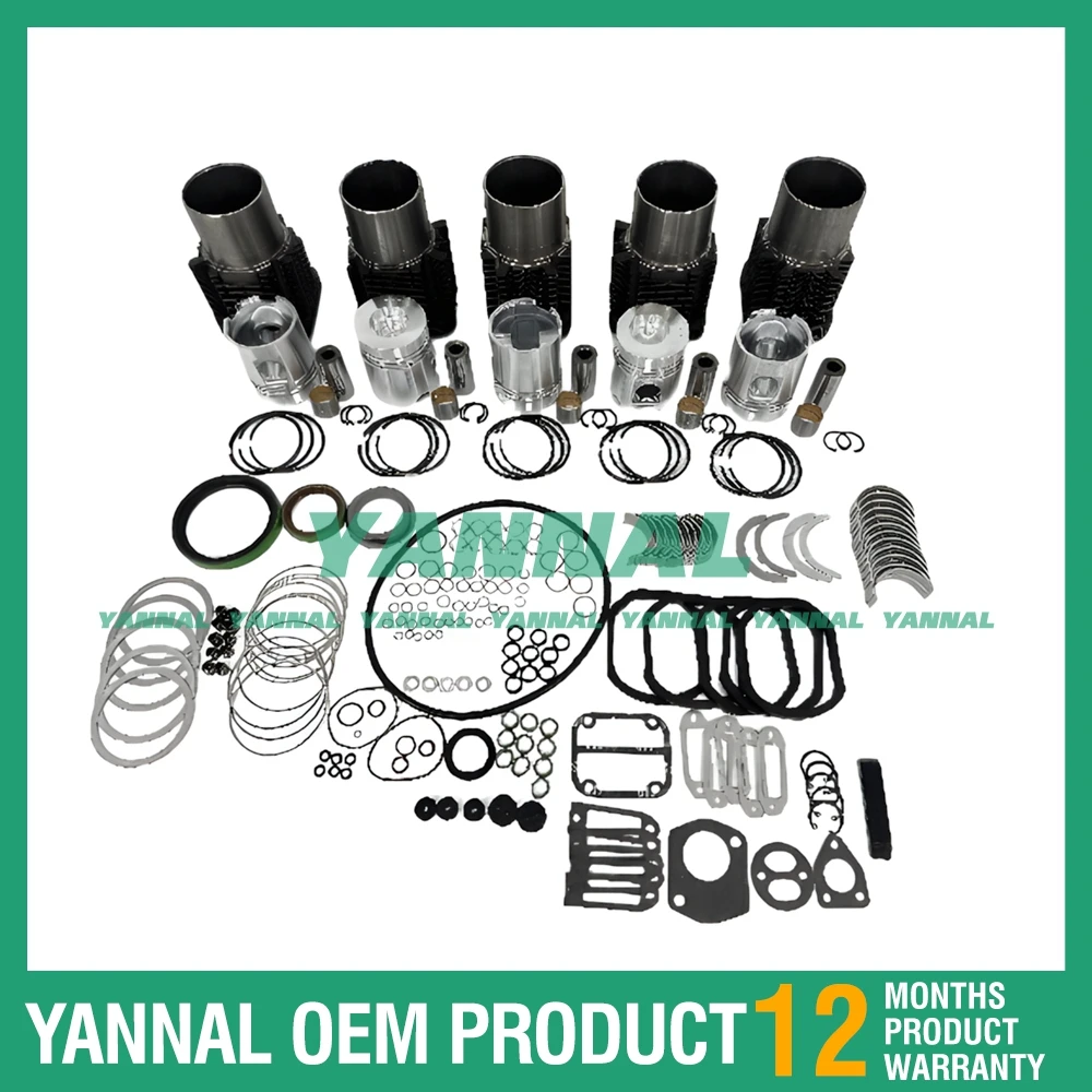 Комплект гильз цилиндра высокого качества с набором прокладок подшипников для