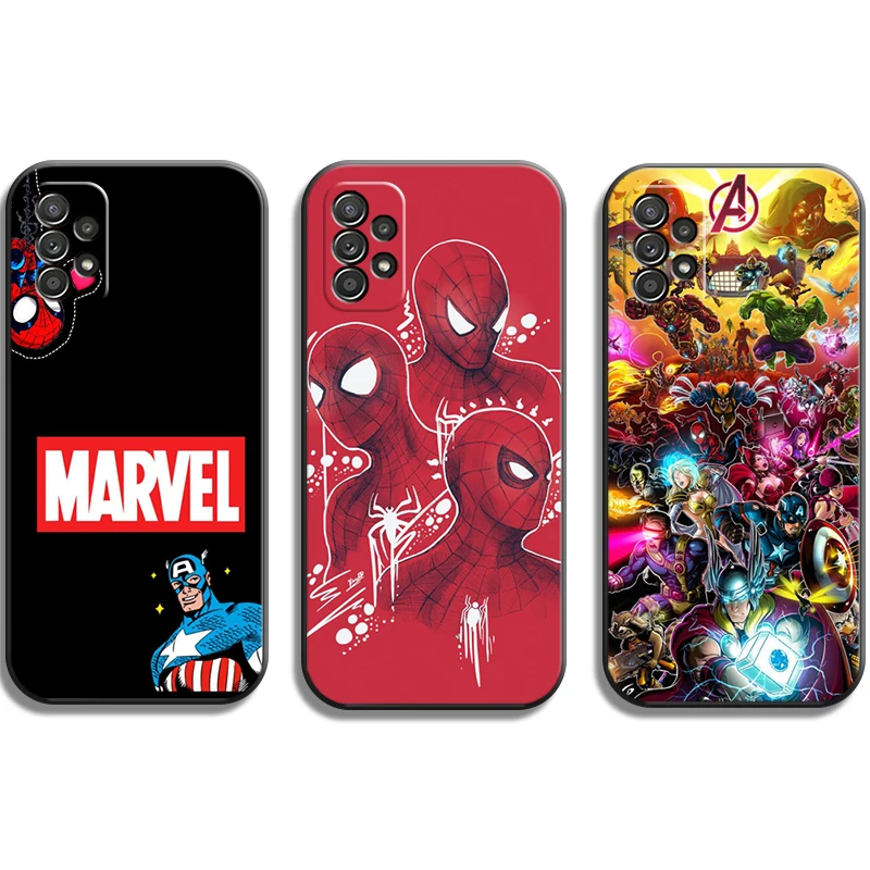 

Marvel Phone Cases For Samsung Galaxy A51 4G A51 5G A71 4G A71 5G A52 4G A52 5G A72 4G A72 5G Soft TPU Coque Carcasa Back Cover