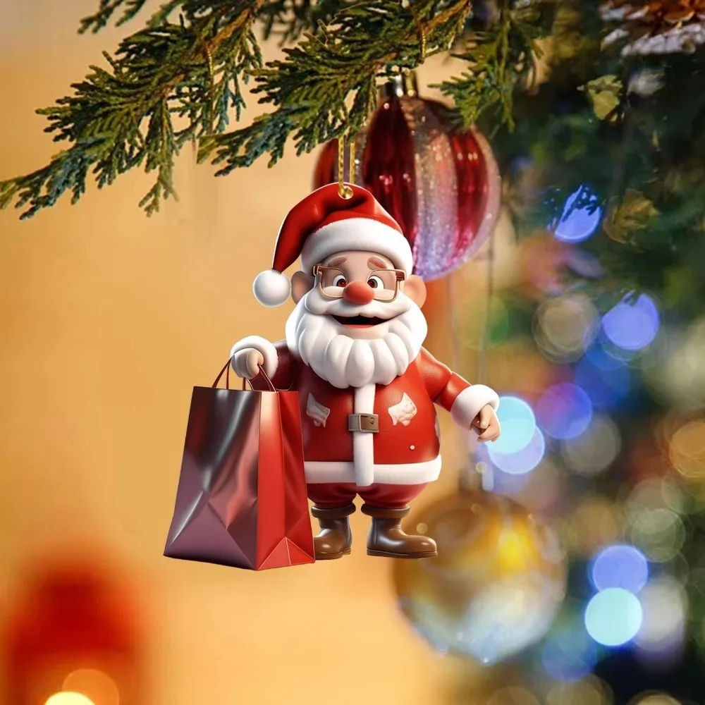 Рождественский кулон Navidad акрил