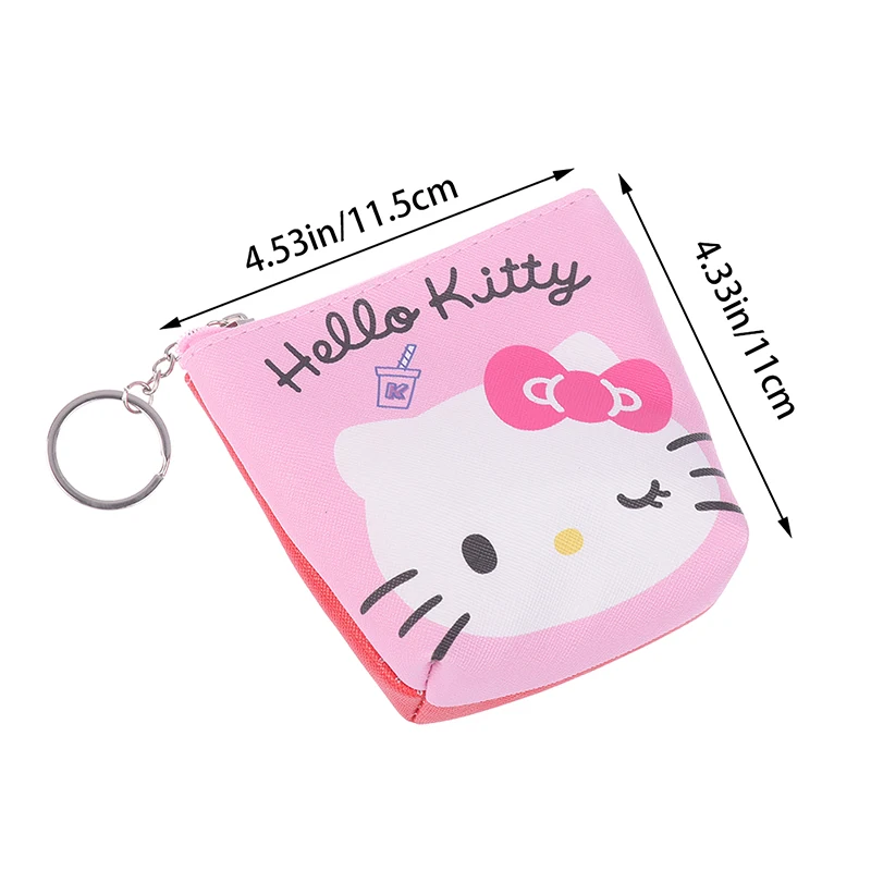 Новинка кошелек Sanrio Kawaii Hello Kitty моя мелодия Кошелек для монет аниме Cinnamoroll помпон