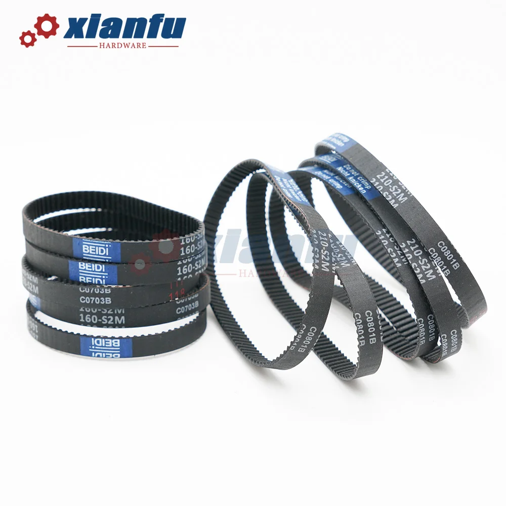 Резиновый Ремень ГРМ S2M синхронный ремень ширина 6/10 мм для шкива 2 м шаг Длина 298 300