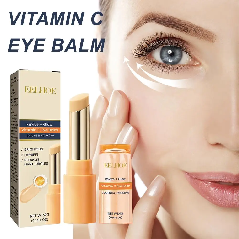 

Vitamin C Anti Wrinkle Eye Cream Stick Firming Fade Lines Bounce Bags Anti-Puffiness Balm Eyes Circles Fine Dark Remove Car M1M5