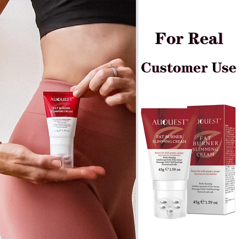 Fat Burning Slimming Cream Belly Thigh Cellulite Remover Weight Loss Sculpting Body Firming Lifting Massage Skin Care 45G
