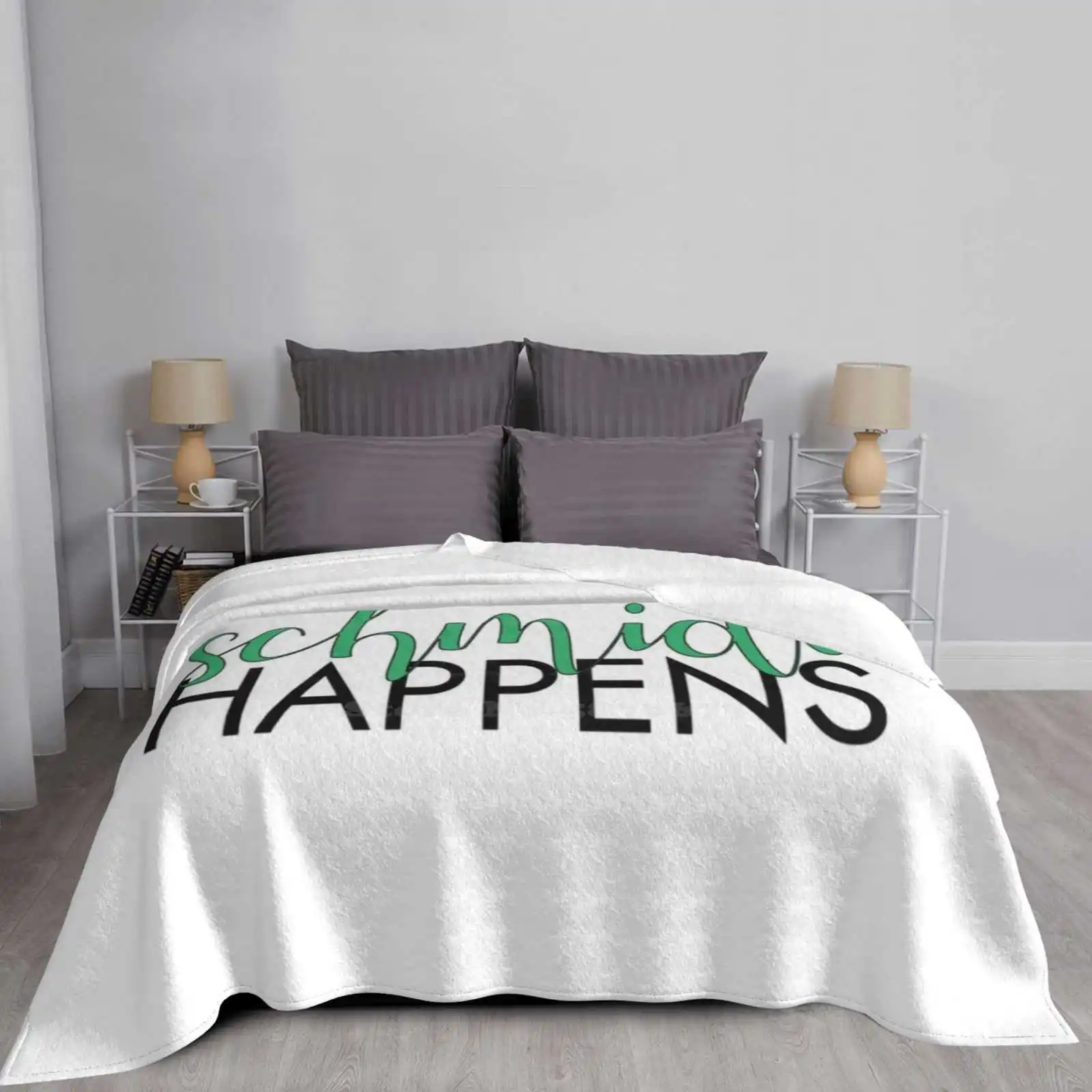 Schmidt Happens креативный дизайн удобное теплое фланелевое одеяло новая девушка Day Nick