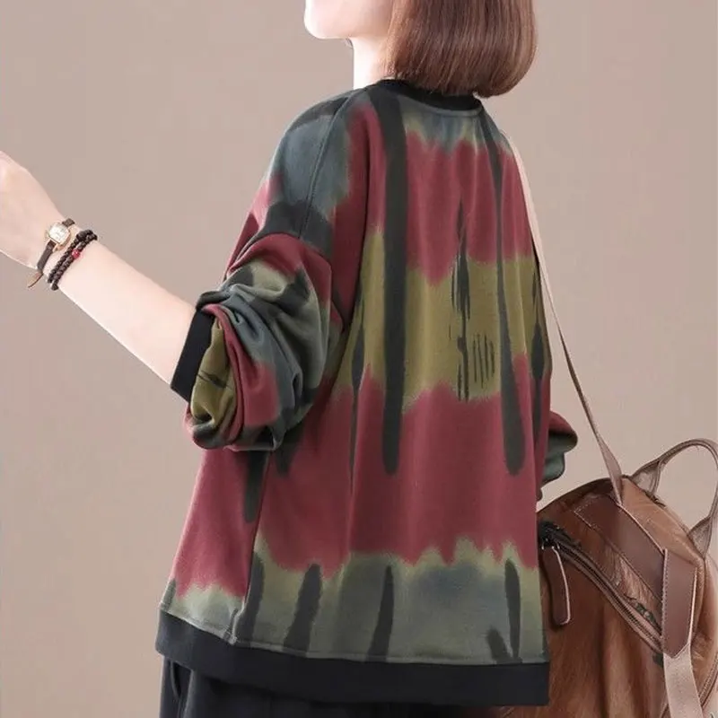 Стильные корейские свободные пуловеры 2024 весенне-осенние винтажные