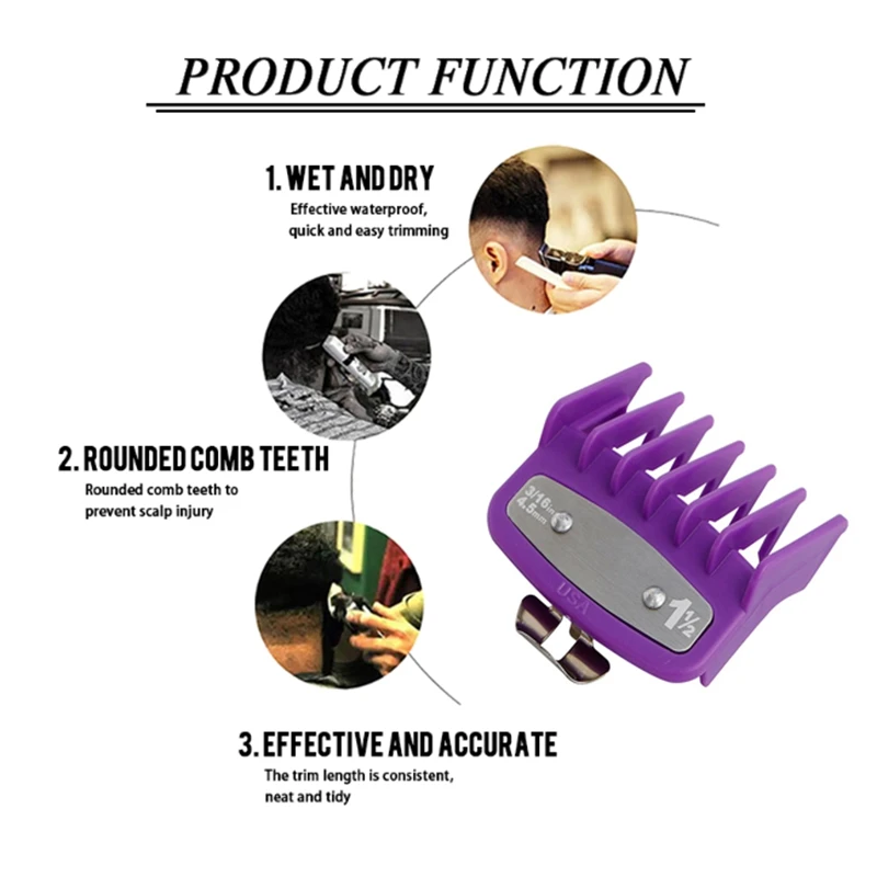 2 шт./компл. 1 5/4 5 мм машинка для стрижки волос ограничитель триммера направляющая