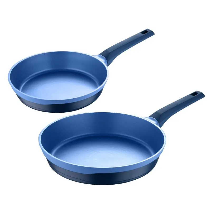 

NEW Diamond by - 2 Pc, 9.5" & 11" Cast Aluminum Fry Pan Set with Diamond-Infused Non Stick Interior, 2 Pieces, 8 Inches, 10 Inc