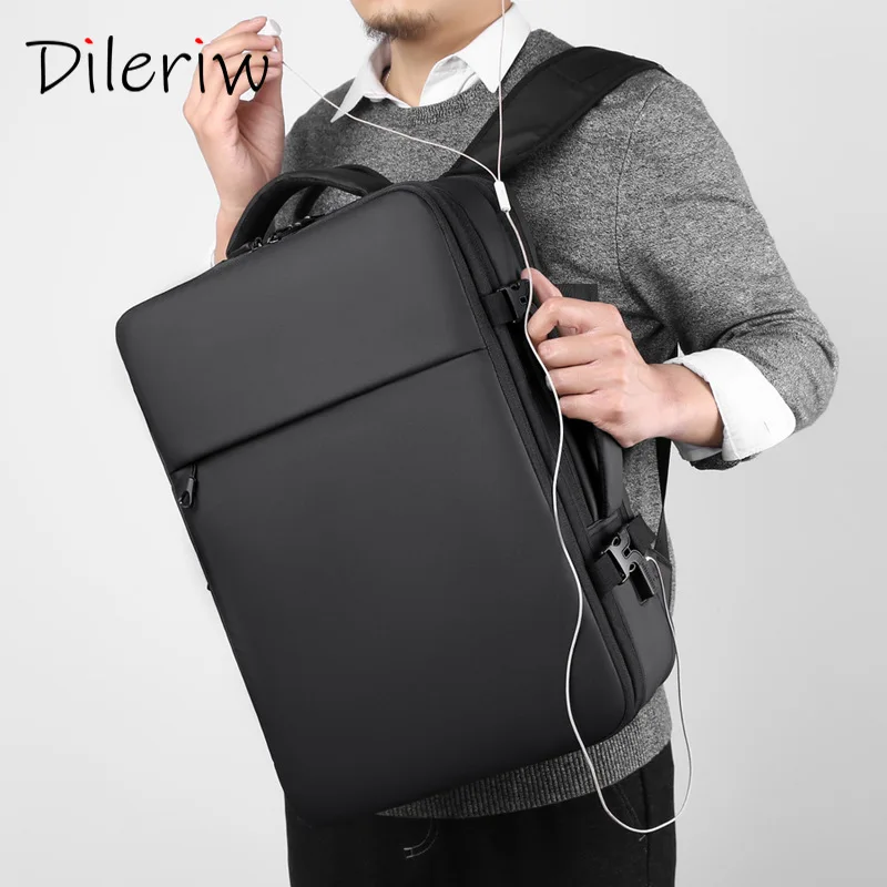 

Деловой дорожный вместительный рюкзак для багажа с внешней USB-зарядкой, многофункциональный рюкзак, сумка с разделением сухих и влажных отд...