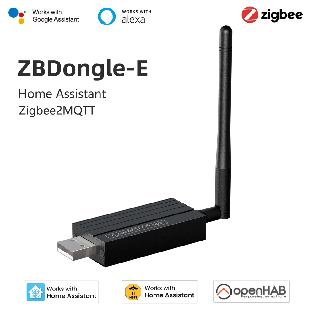 

Tuya Smart Zigbee3.0 USB Dongle-E 3.0 Plus Беспроводной интеллектуальный анализатор шлюза с резьбой Zigbee MQTT Поддержка домашнего помощника ZHA openHAB