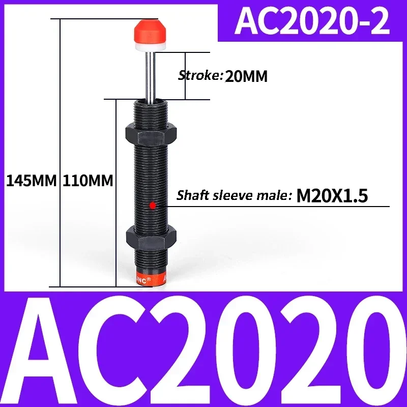 

Пневматические детали, масляный гидравлический буфер, гидравлический амортизатор серии AC для AC1410 AC0806 AC2020 AC1425 AC1416 AC1008 Демпфер