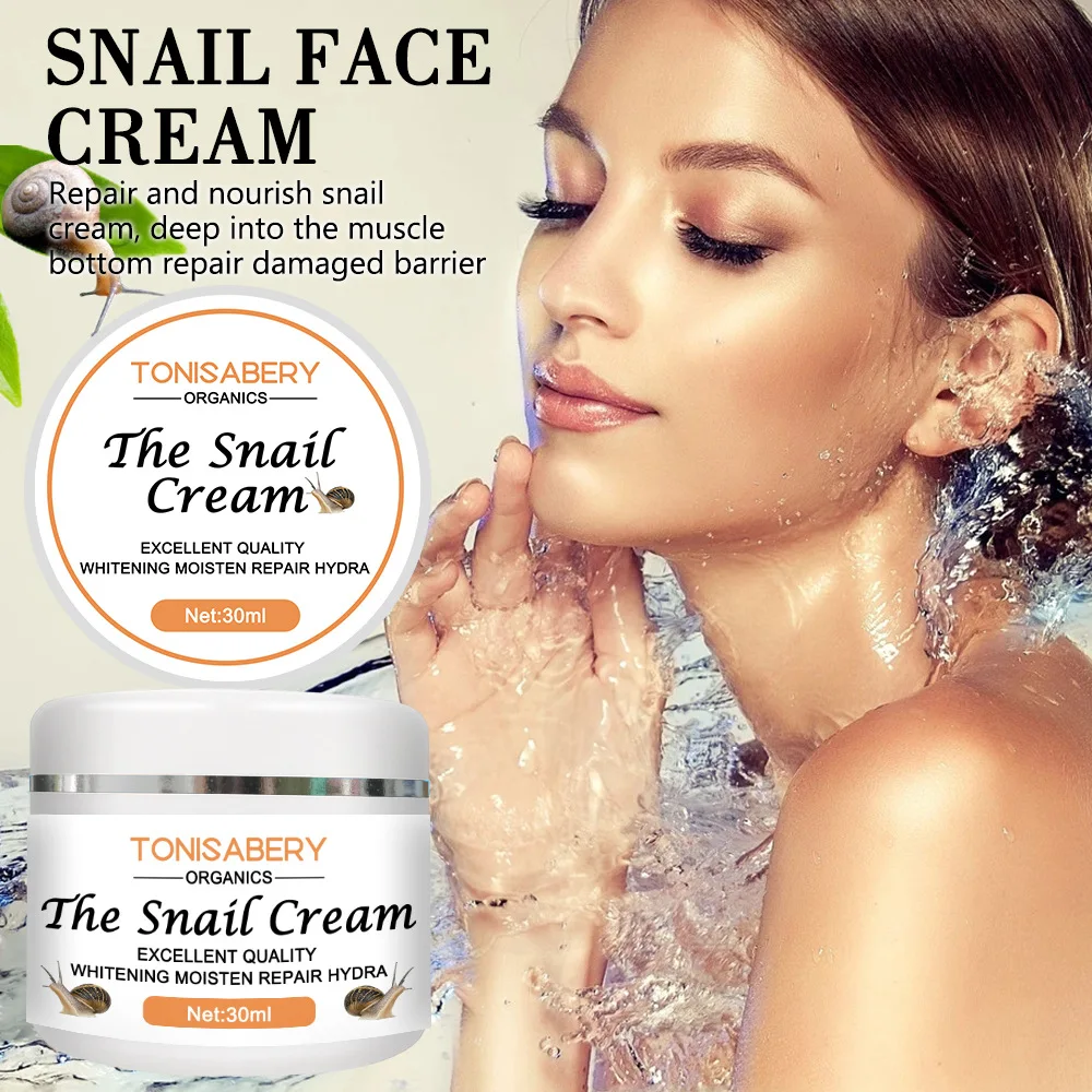 

Snail Cream Facial Moisturizing Moisturizing Pore Delicate 30g Cream