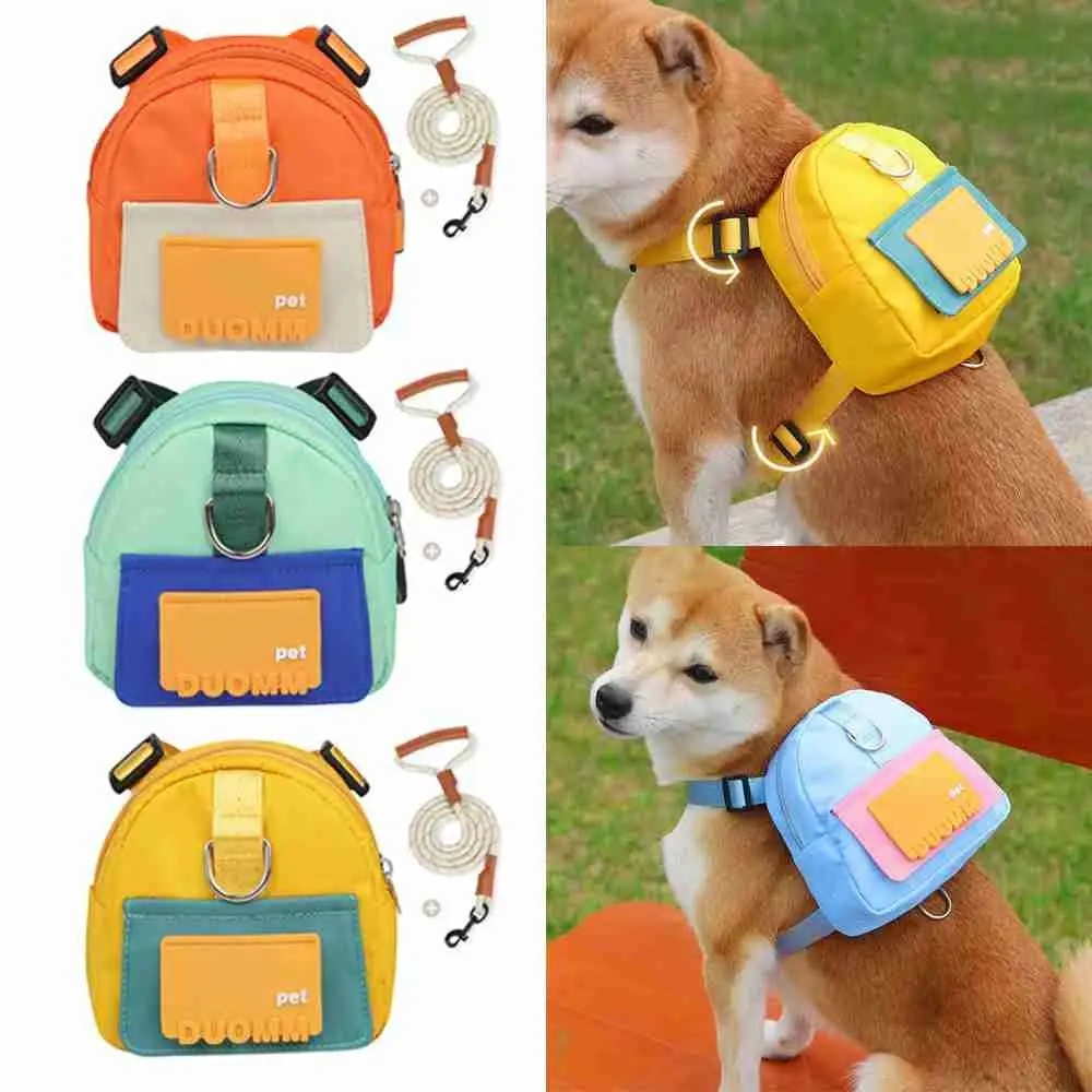 

Модный регулируемый портативный рюкзак для прогулок и тренировок, аксессуары для собак, рюкзак для самостоятельной сборки домашних животных, рюкзак для питомцев, сумка для закусок