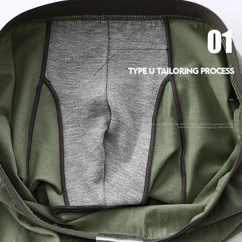 4pcs/Lot Cotton Mens Underpants Soft Boxer Men Breathable Solid Underwear Flexible Boxershorts Cuecas Vetement Homme 365 Shorts