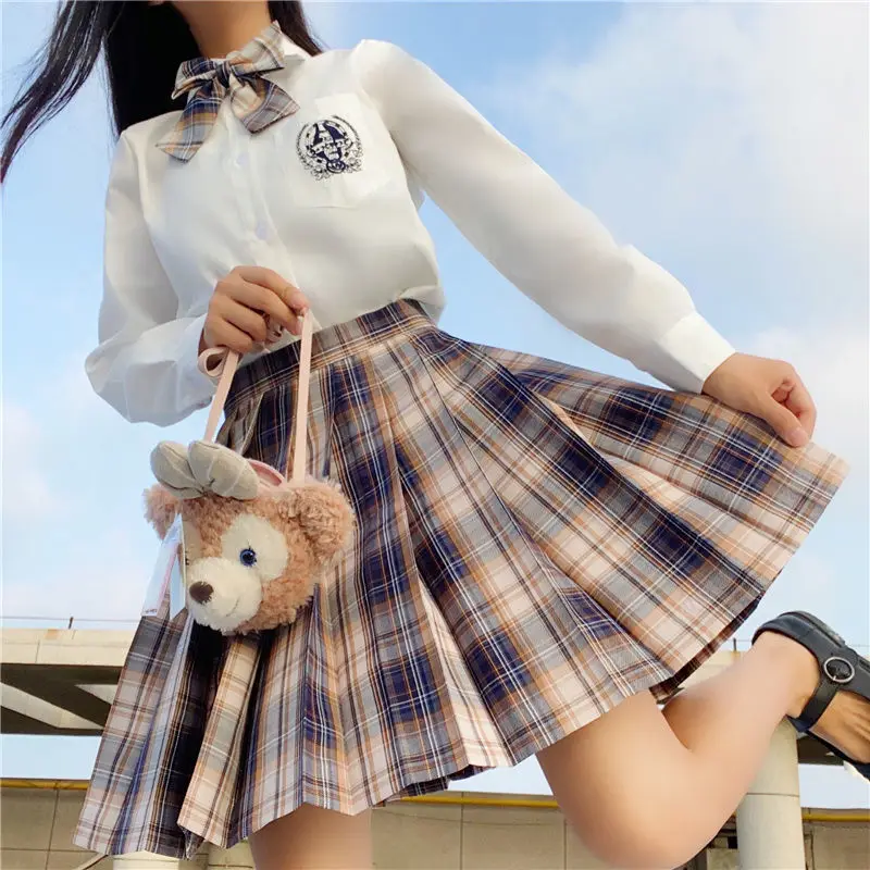 Женская плиссированная юбка в клетку красная облегающая мини-юбка английском