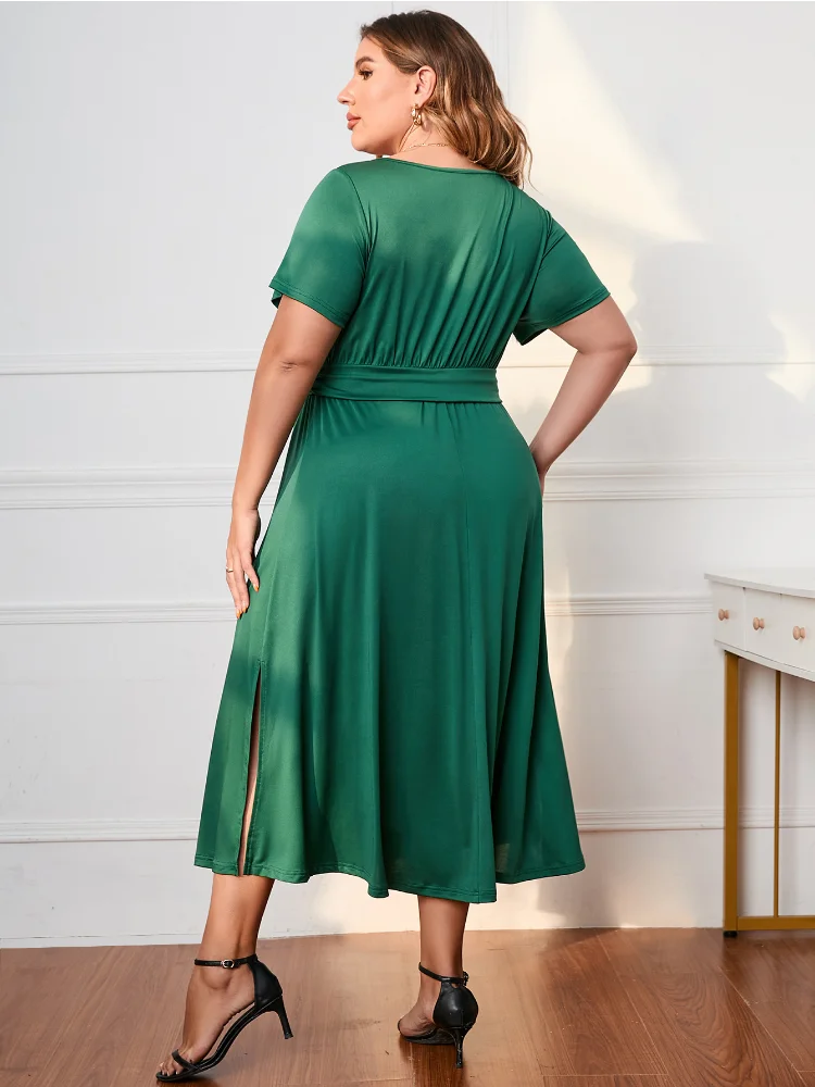 Large size women's dress new explosive fashion loose long skirt women plus size women clothing  vestidos