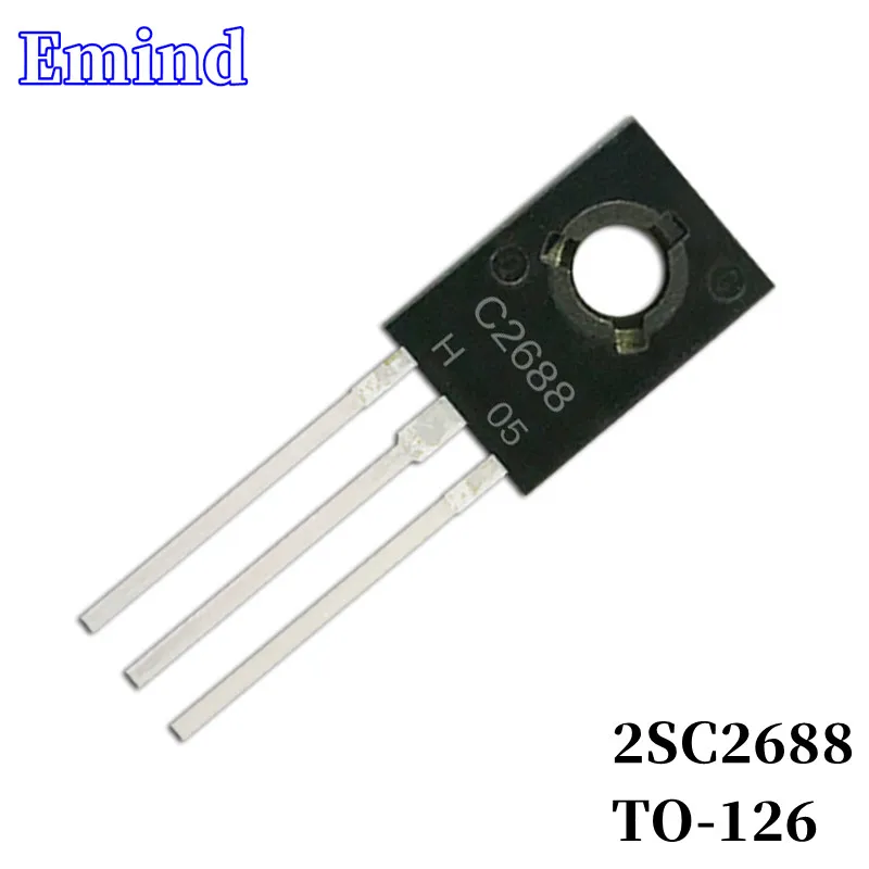 

10/20/30Pcs 2SC2688 C2688 DIP Transistor TO-126 Type NPN Bipolar Amplifier Transistor 300V/400mA