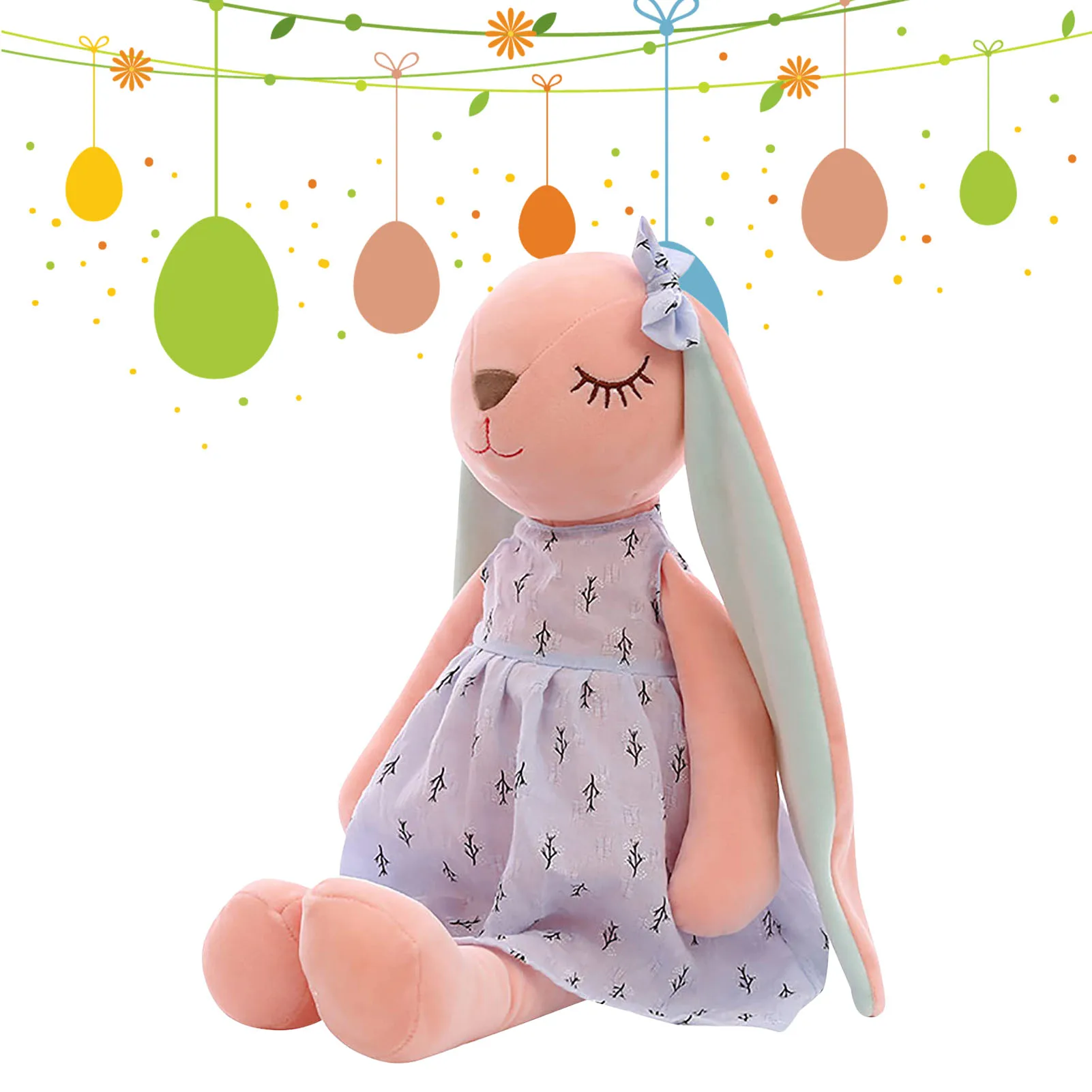 

Kawaii Long Ears Bunny Plush Stuffed Toys For Baby Girl Appease Doll Baby Sleeping Toy Soft Plush Toys Stuffed Animals Baby Toys