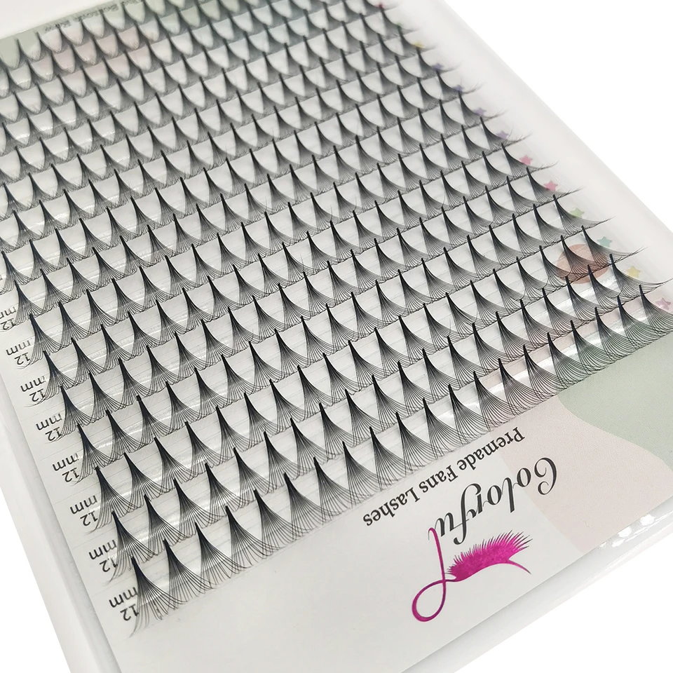 Ресницы для наращивания 3D 5D 10D 16D 20D из искусственной норки