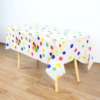 54108inch tablecloth creative disposable tablecloth picnic party happy birthday party supplies kindergarten party supplies