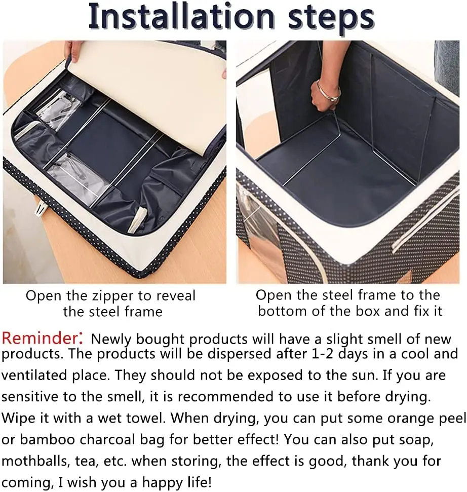 Ящик для хранения одежды большой емкости складной пылезащитный органайзер шкафа