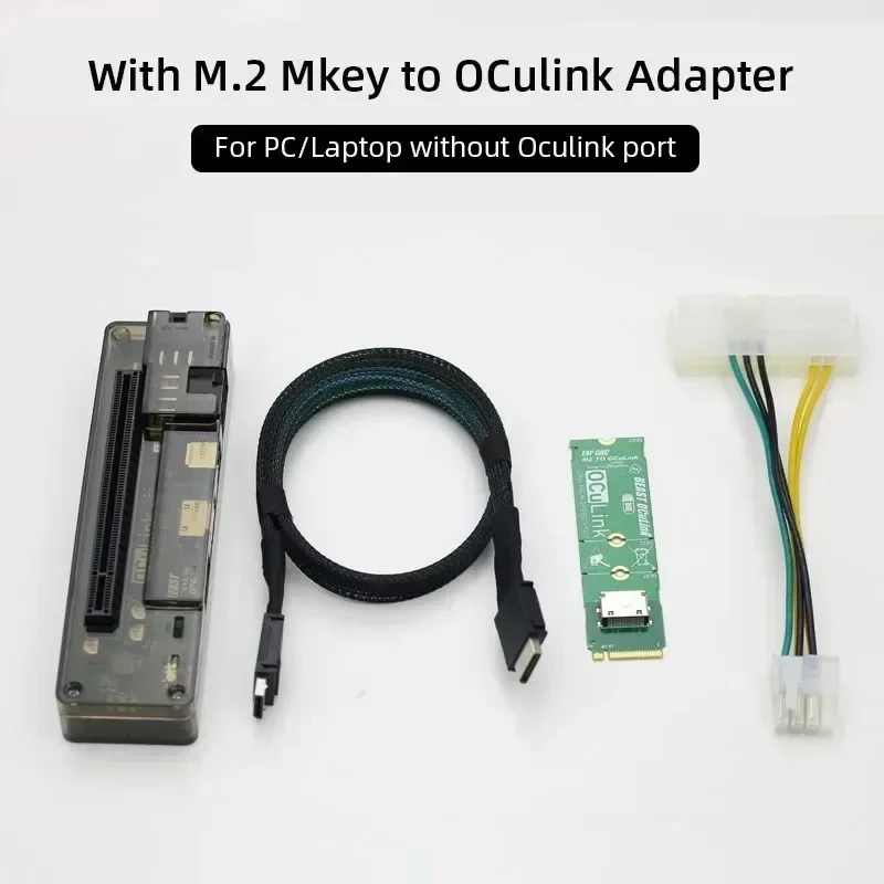 EXP GDC OCuLink GPU Dock PCIe 4.0 x4 Высокоскоростная док-станция для мини-ПК ноутбука внешней