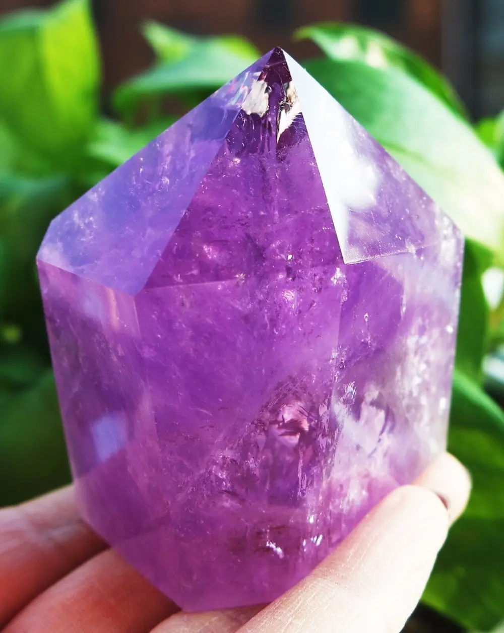 Натуральный Аметист кварц Фиолетовый Кристалл палочка башня обелисцеление
