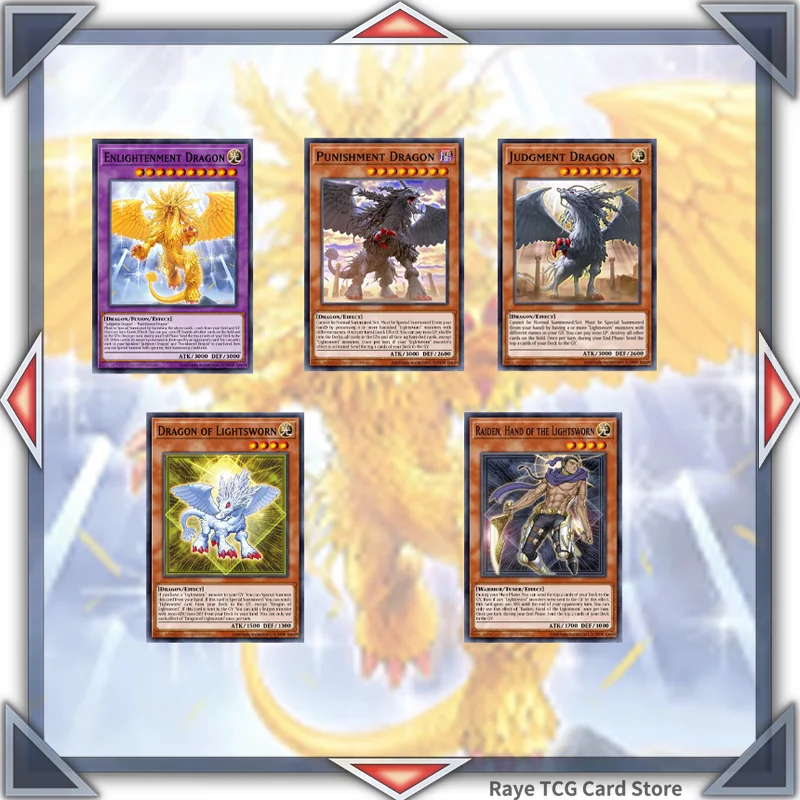 55 шт. карточный игровой набор дракон