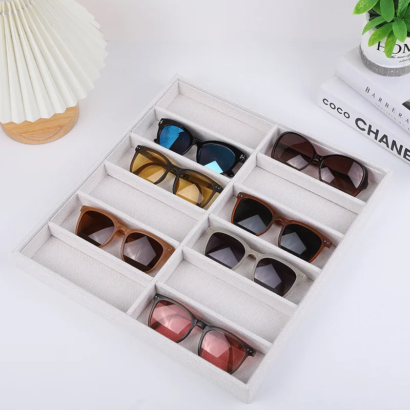 Коробка для хранения чехол солнцезащитных очков реквизит дисплея новый белый