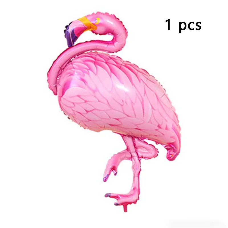 Одноразовая посуда в виде фламинго Пляжное Тропическое украшение для дня