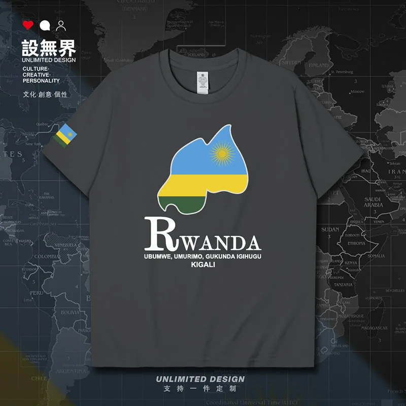 Руанда Rwandan Rwandese RWA Map мужская футболка спортивные залы модные топы повседневная