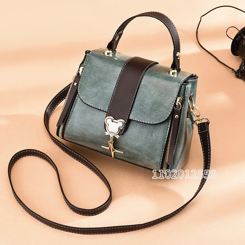 Disney Mickey's New Women's Bag Luxury Brand Women's Handbag Large-capacity Fashion Trend All-match One-shoulder Oblique Bag