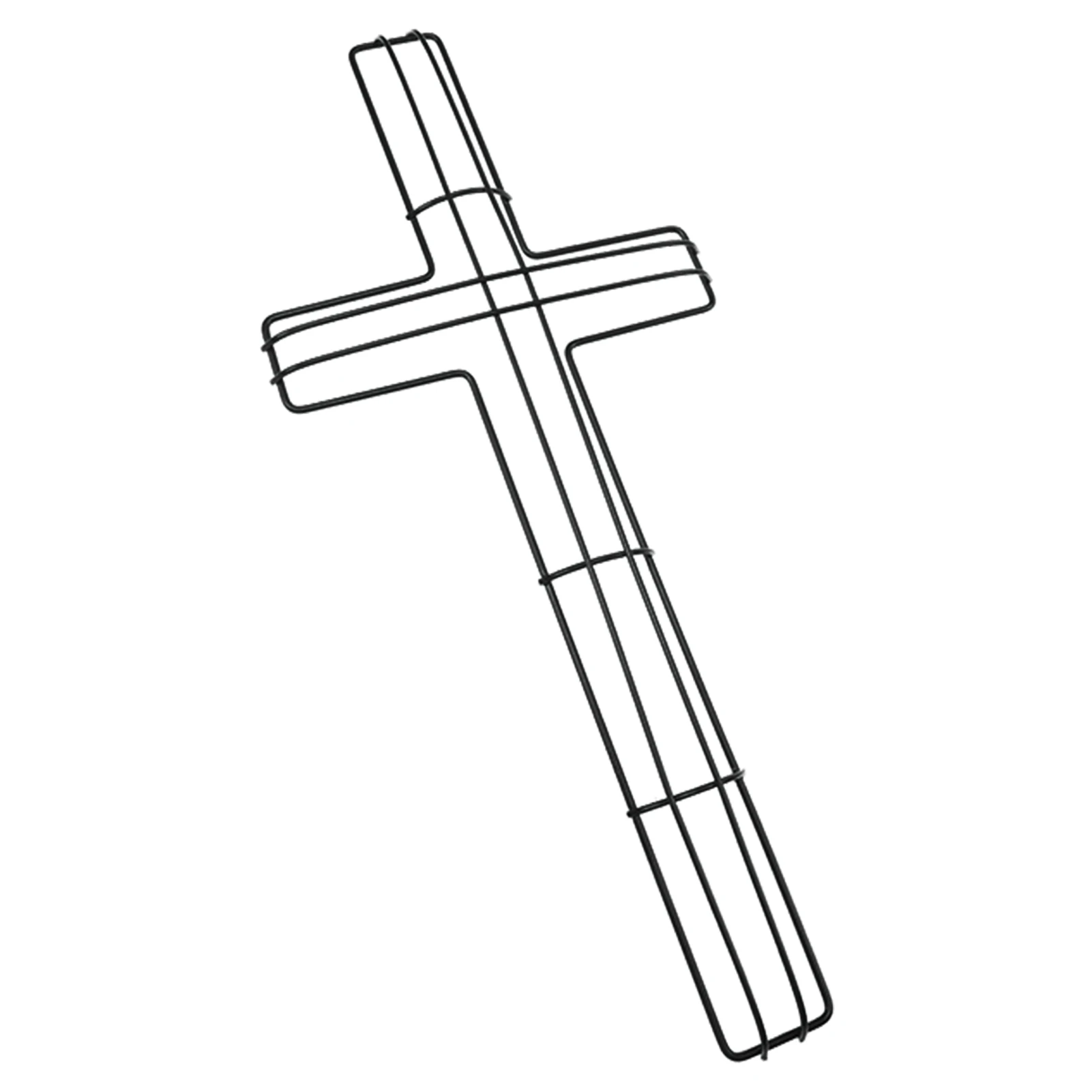 

Металлическая гирлянда в рамке 15,75 * дюйма, Металлический Венок, металлическая гирлянда в форме Креста, основа для пасхи, Рождества, праздник...