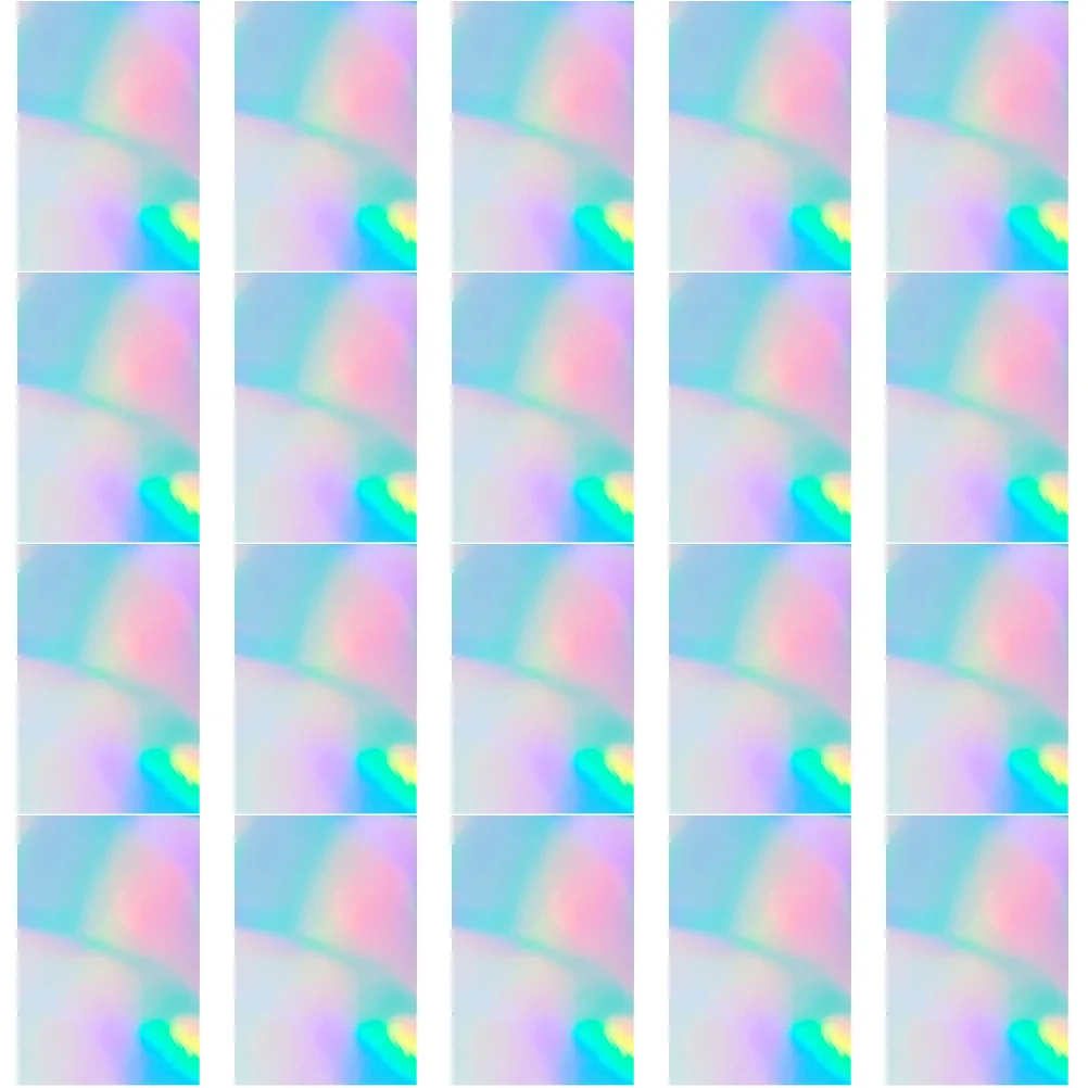 

20 Sheets Colored Paper Decals Transfer Film Printable Stickers Car Holographic Jam Water-proof
