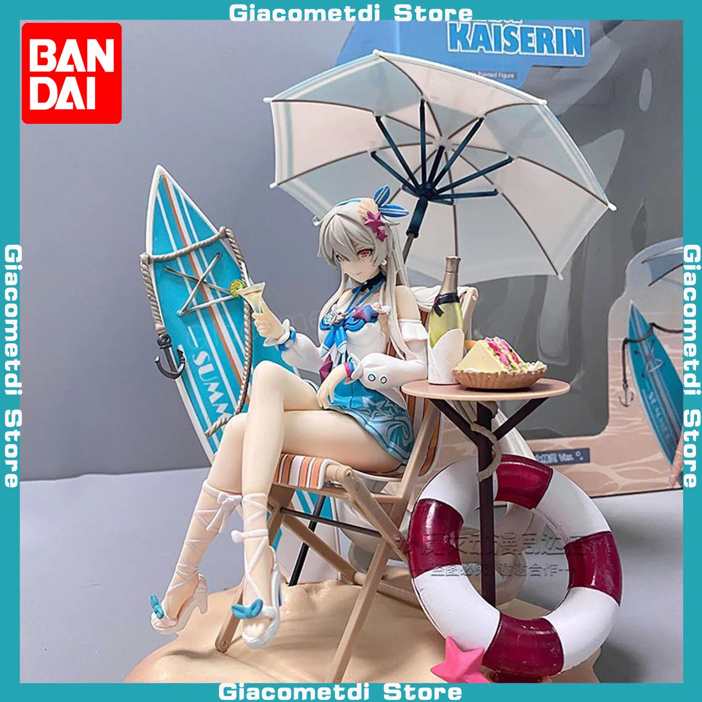 

Honkai Impact 3rd Kiana Kaslana Ver. Pvc Anime Action Figure Sand Beach Shade Kiana Kaslana Sexy Girl Model Doll Childrens Gifts