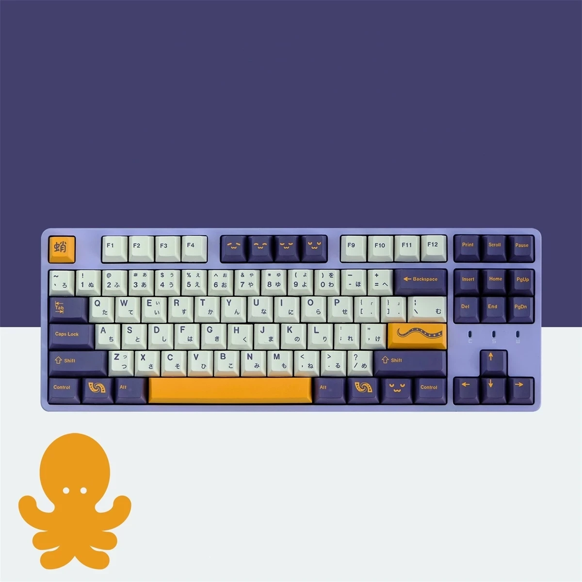 

Колпачки для ключей GMK Octopus PBT, 129 клавиш/комплект, 5 боковых красителей, колпачки для ключей с вишневым профилем для Keychron Q2 65% 75% Anne GK64, покер