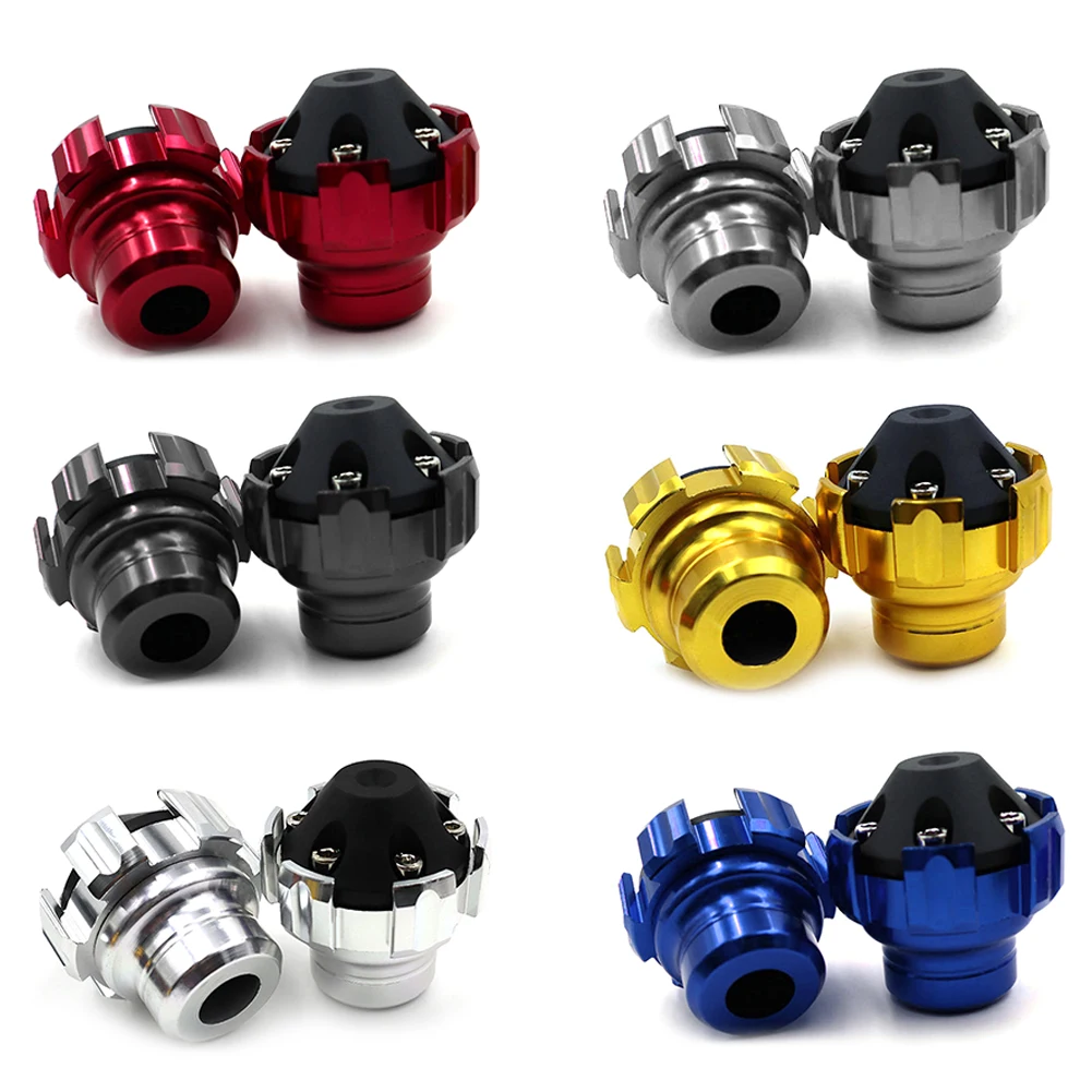 

2PCS Motorcycle Anti Collision Cup Wheel Protection Motorbike Crash Pads Diameter of Inner Hole 13mm Front Fork Cup Universal
