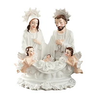 nativity scene figurines decoration baby jesus mary joseph christmas nativity set catholic christian holiday gift home