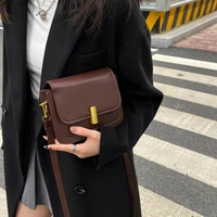 lc women bag handbags small square shoulder messenger high quality leather elegant texture simple luxury designer solid color