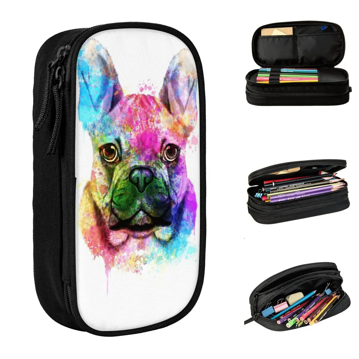 Case Pencilcases Pen Box Large Storage Bag Students School Stationery