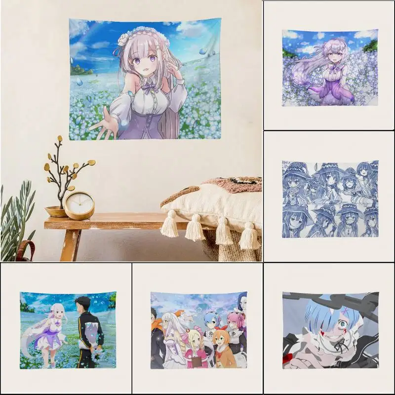 

Настенная Гобеленовая картина «Re Life In A Different World From Zero»