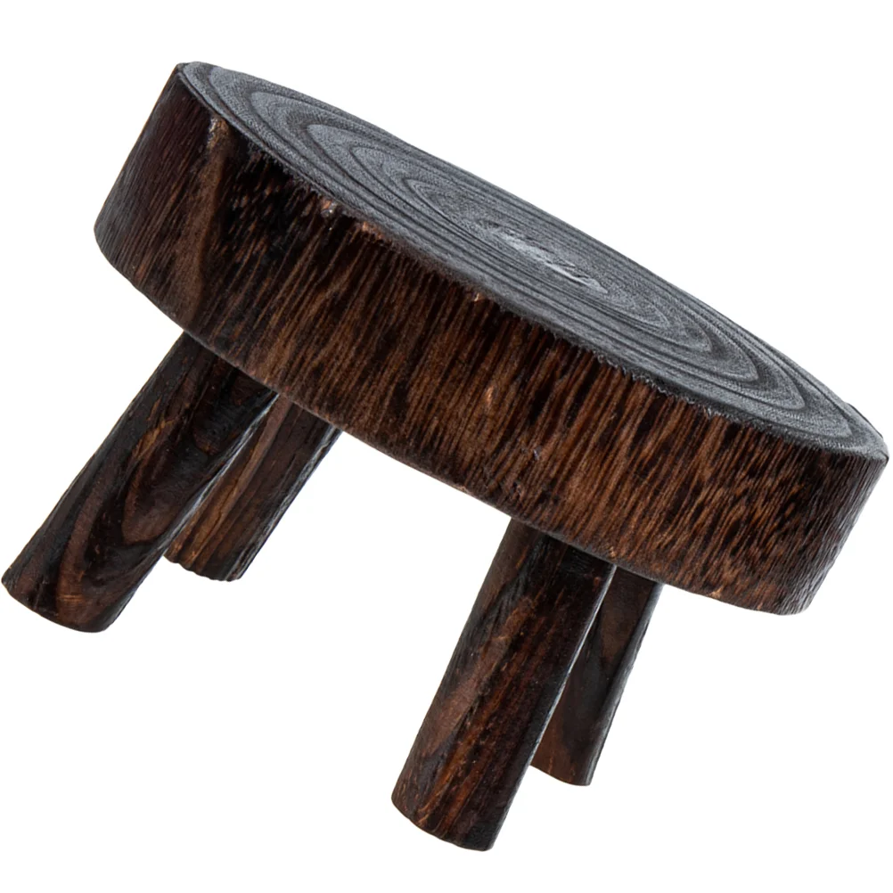 

Stand Stool Table Flower Holder Pot Wooden Side Wood Century Potted Sofa Rack Planter Balcony End Round Pots Indoor Decorative