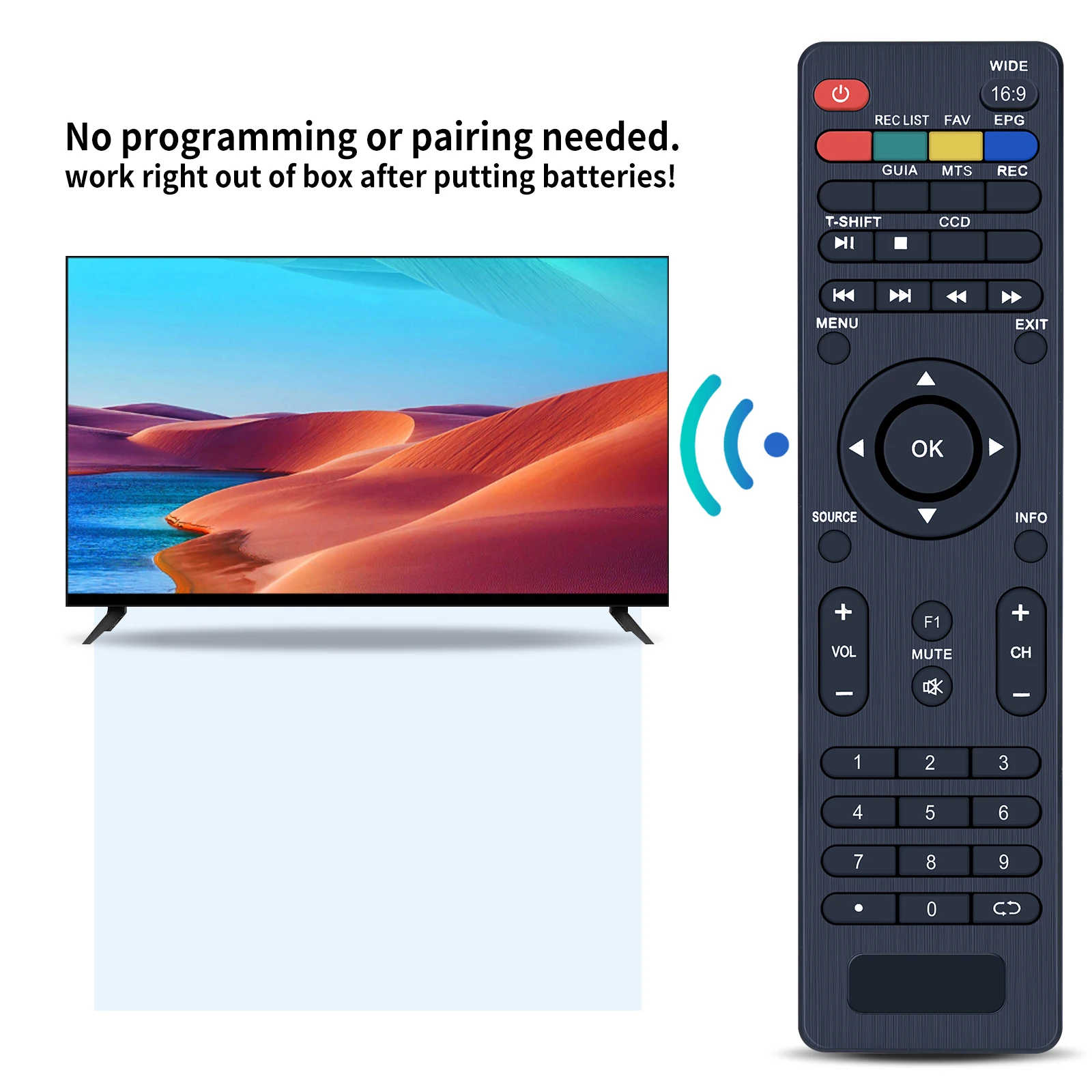 Новый пульт дистанционного управления для AOC LCD-831 LCD-832 IZUMI EN-30303D MYSTERY KT6957 KT-6857