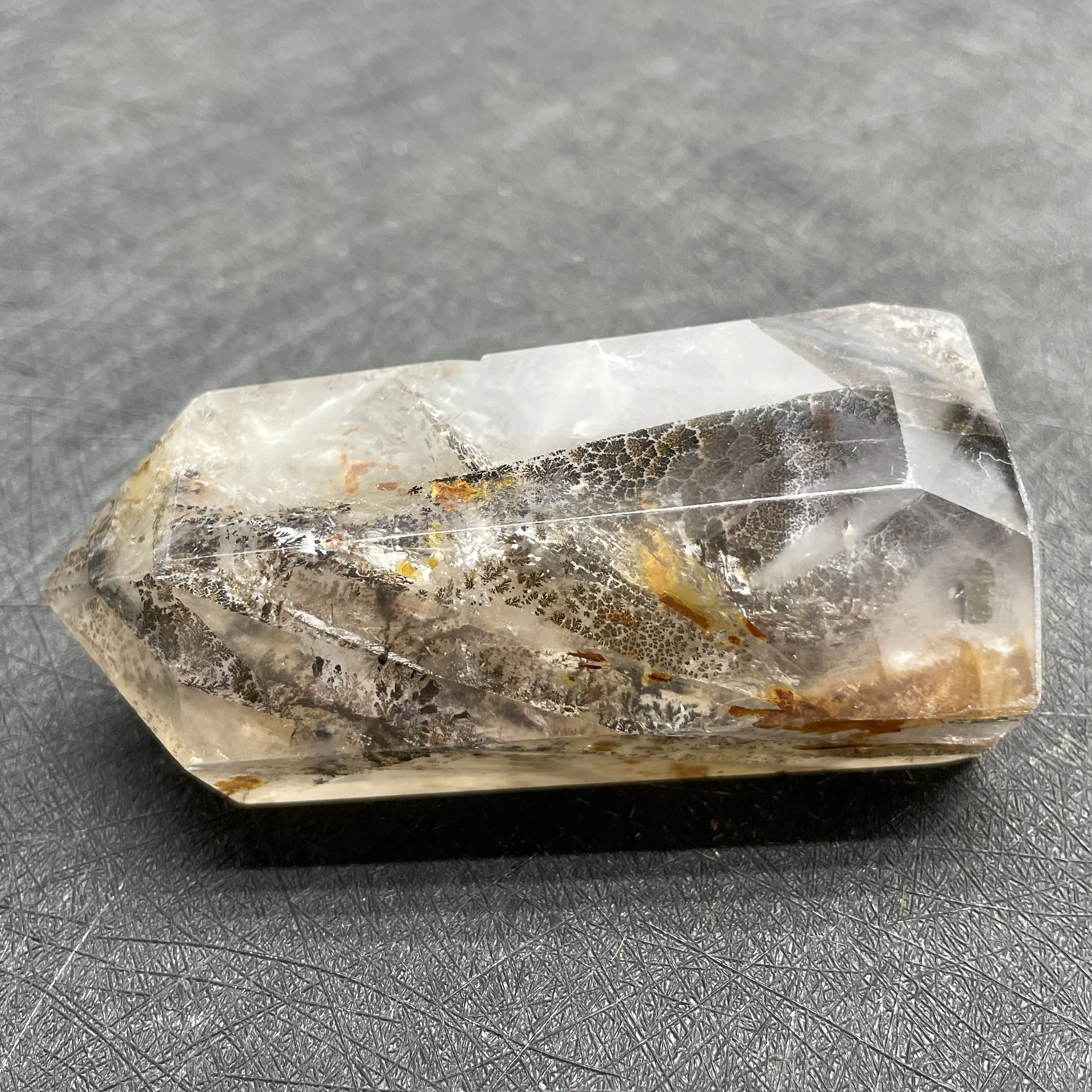 173 г натуральная кристаллическая башня прозрачная кварцевая палочка Кварцевая