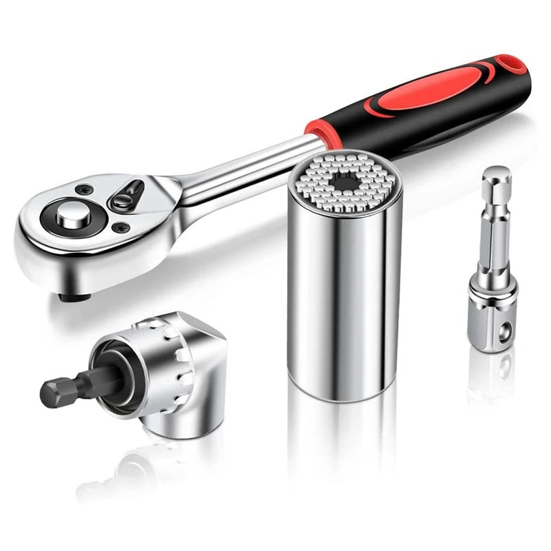 

Universal Nut Socket Wrench, Repair Tools, Multi Function Nut, Multifunctional Tool 7-19 Mm With 105° Angle Wrench