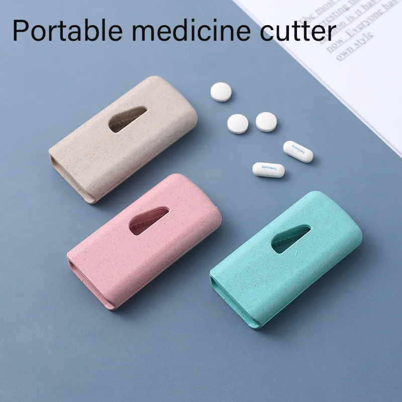 

Mini Portable Medicine Pill Holder Tablet Cutter Splitter Pill Compartment Storage Box Pill Tablet Pill Cutter Divider Organizer