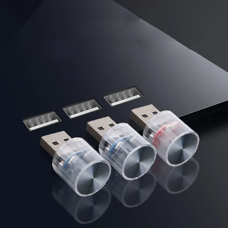 

Mini USB LED Car Light Decorative Lamp Emergency Lighting PC Colorful Neon Light