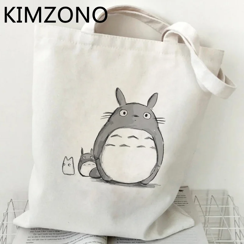 

Сумка для покупок Totoro, Экосумка для покупок, эко-сумка для продуктов, сумка для покупок ecobag, Холщовая Сумка