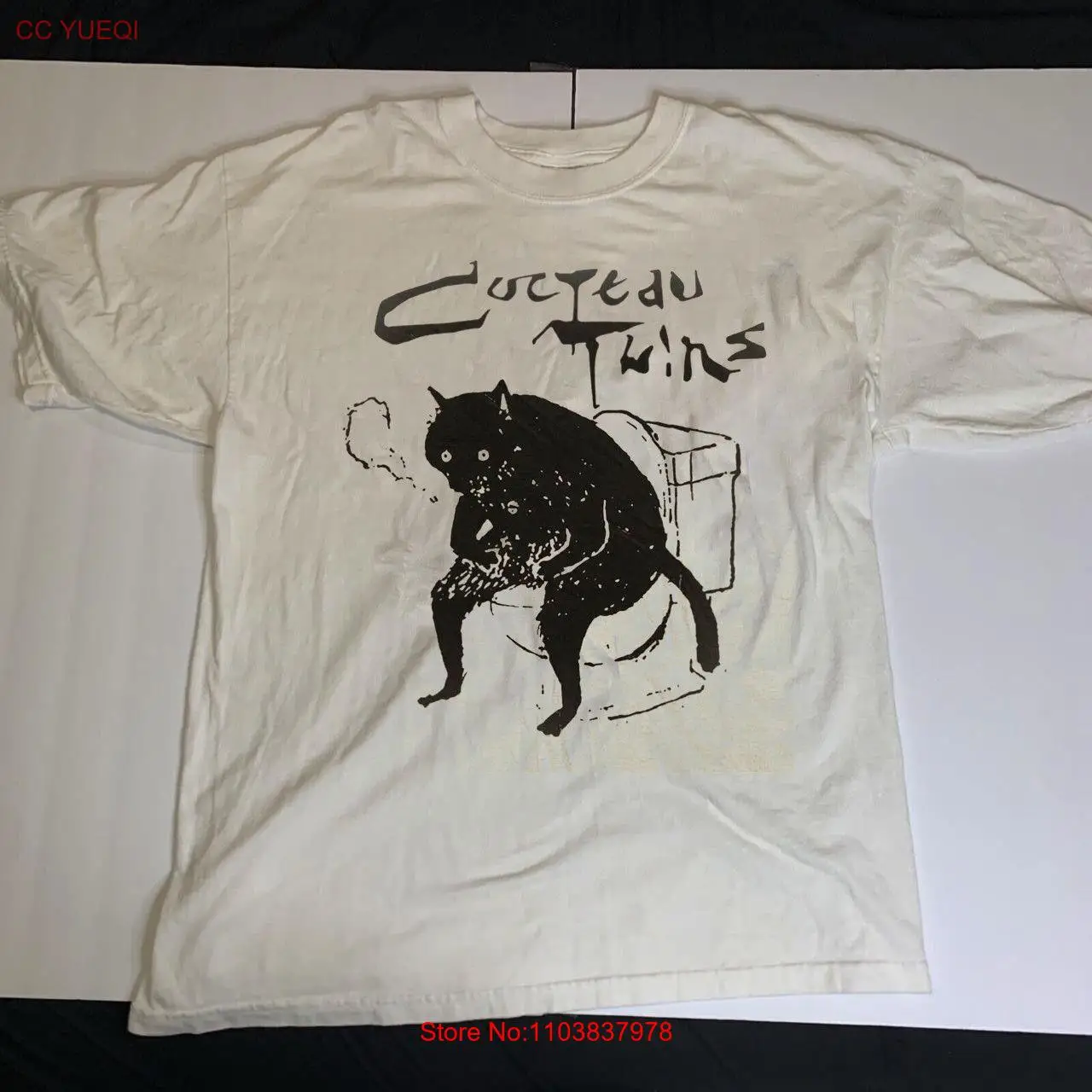 Винтажная Футболка Cocteau Twins белая футболка унисекс