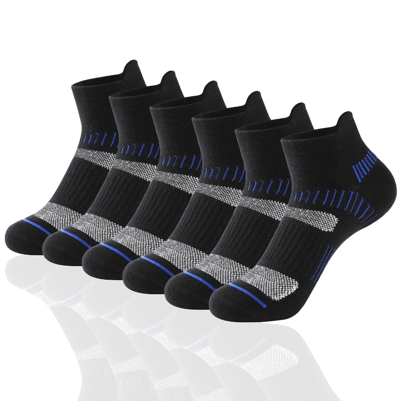 5Pairs High Quality Men Running Outdoor Ankle Socks Breathable Cotton Sports Socks Casual Athletic Thin Cut Short Sock Plus Size